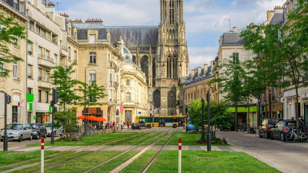 Ferienwohnung The Sweetness Of Champagne, Hyper-Centre Reims Exterior foto